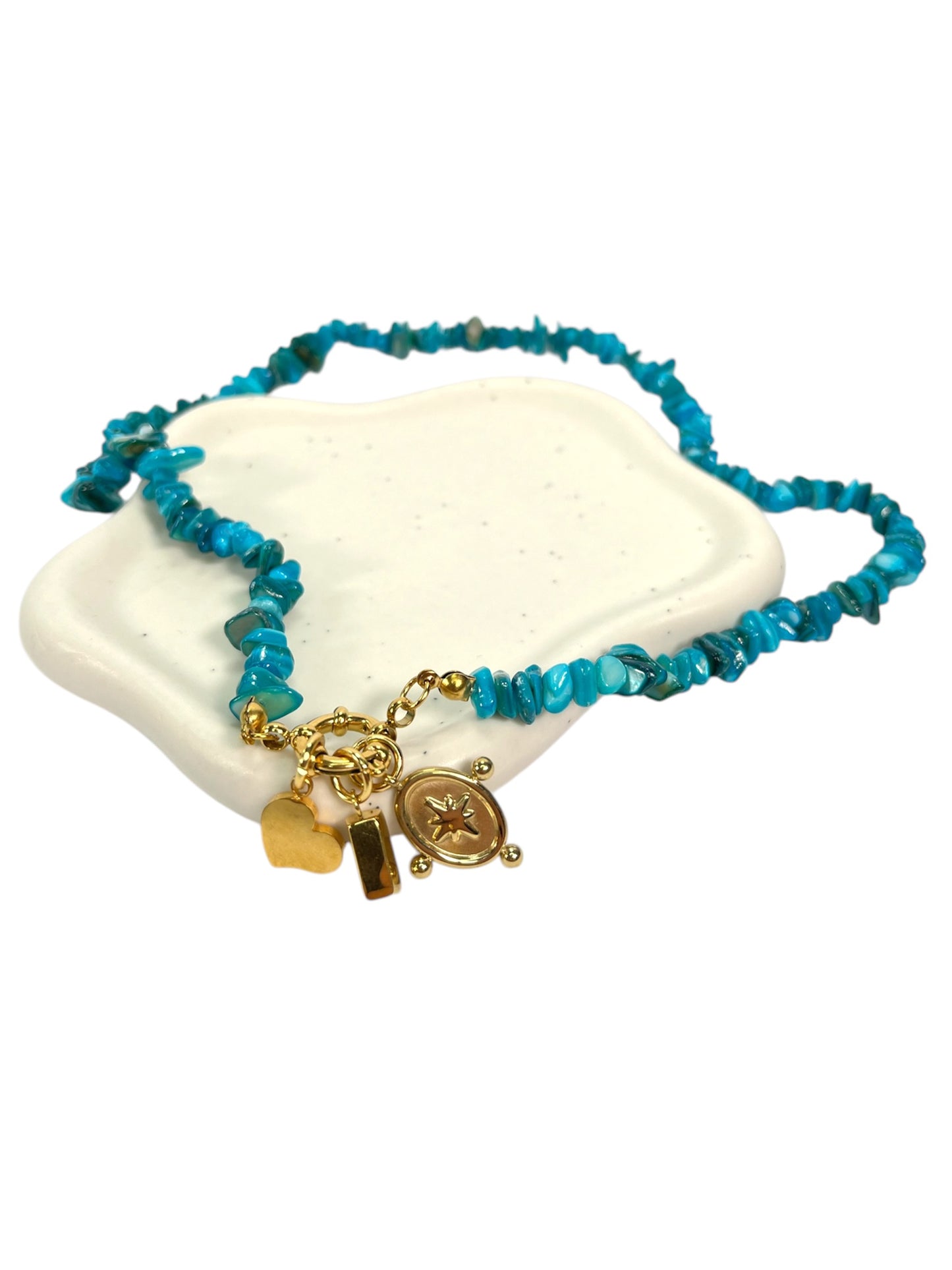 Blue Shell Necklace