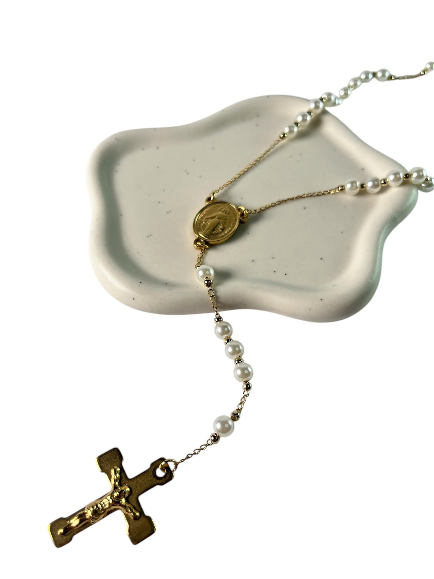 Pearl Rosary Kette