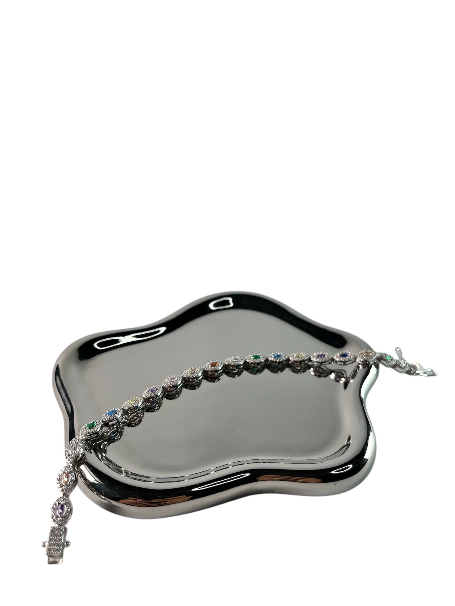 Silber Rainbow Bracelet