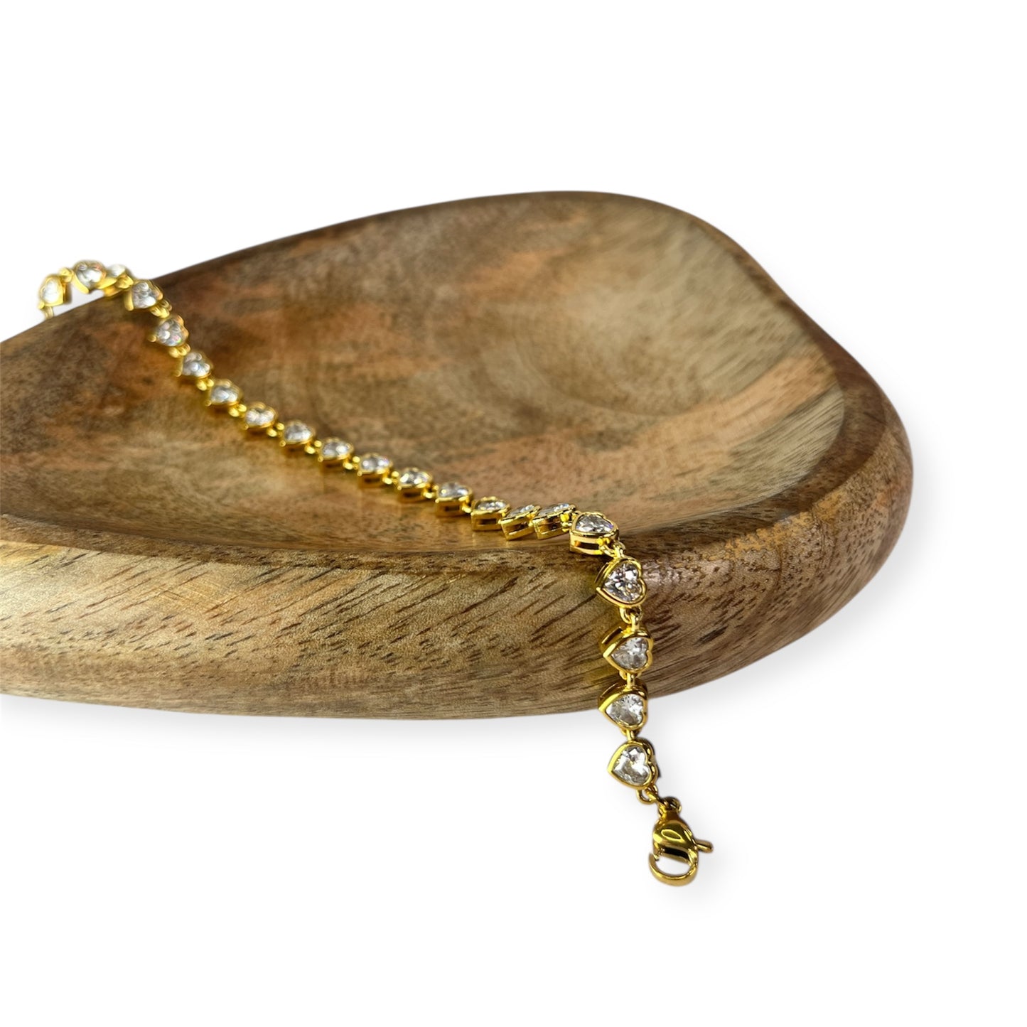 Gold Heart Bracelet