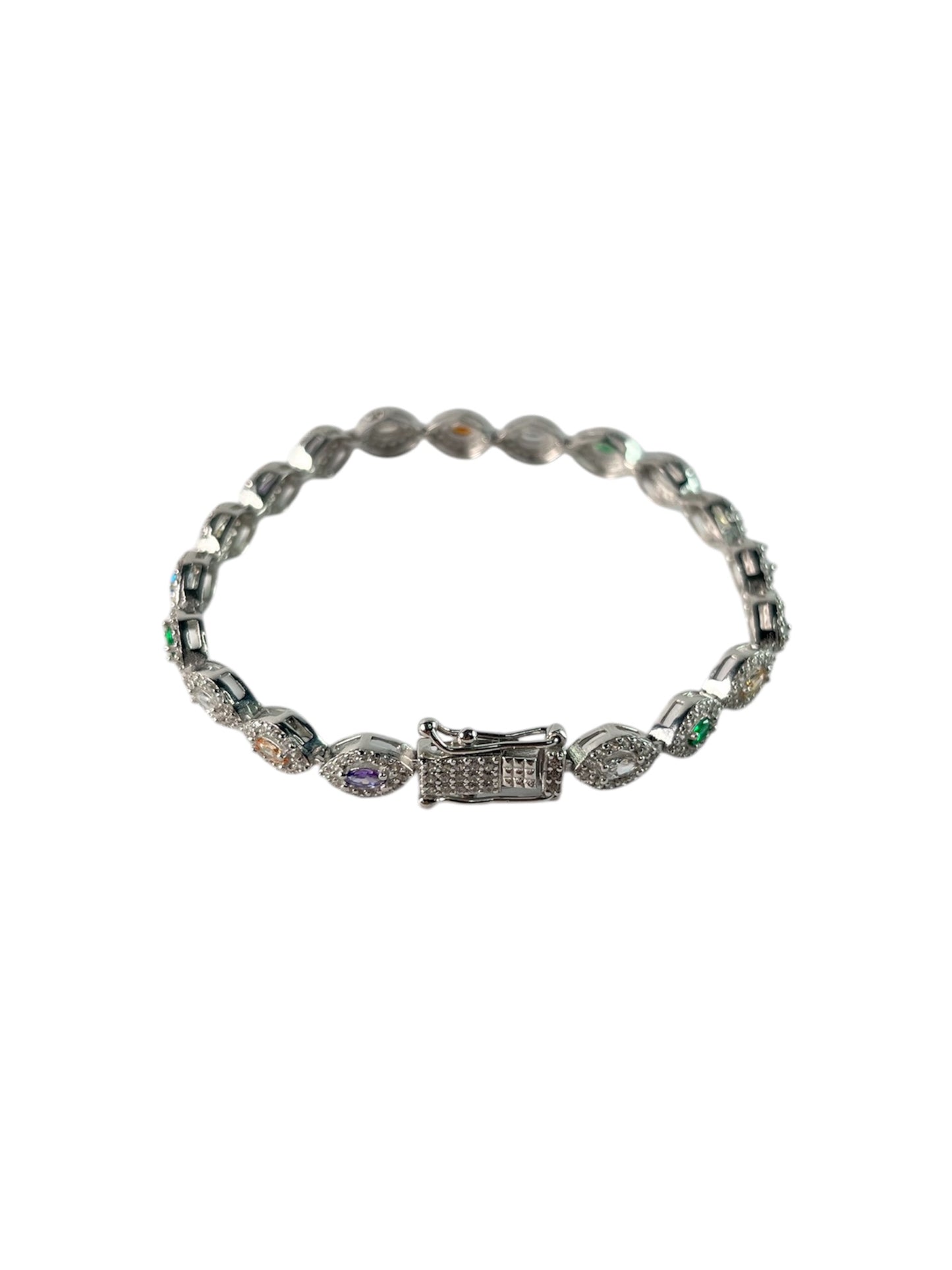 Silber Rainbow Bracelet