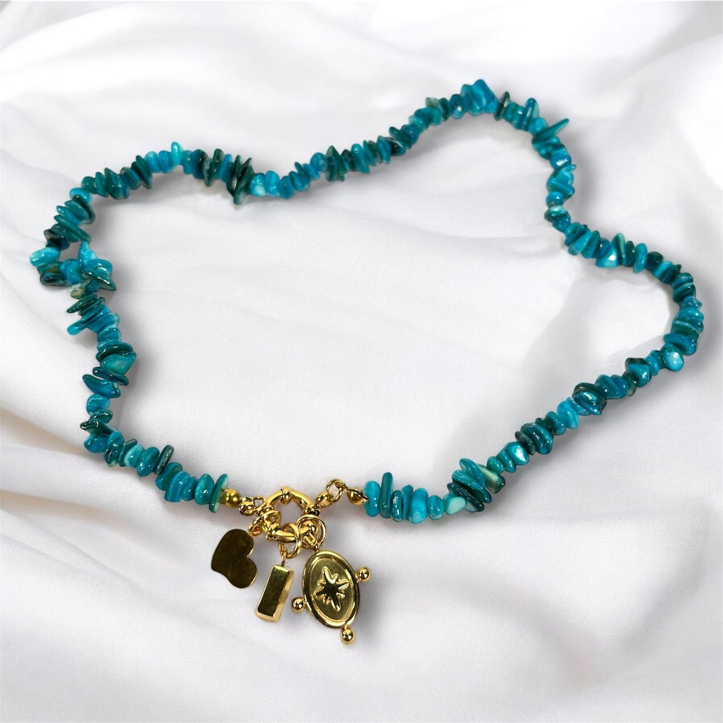 Blue Shell Necklace