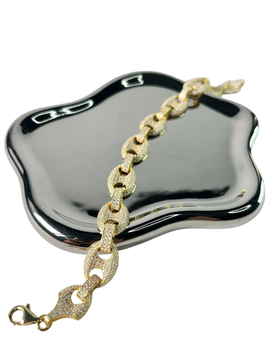 Iced Coffee Bracelet vergoldet