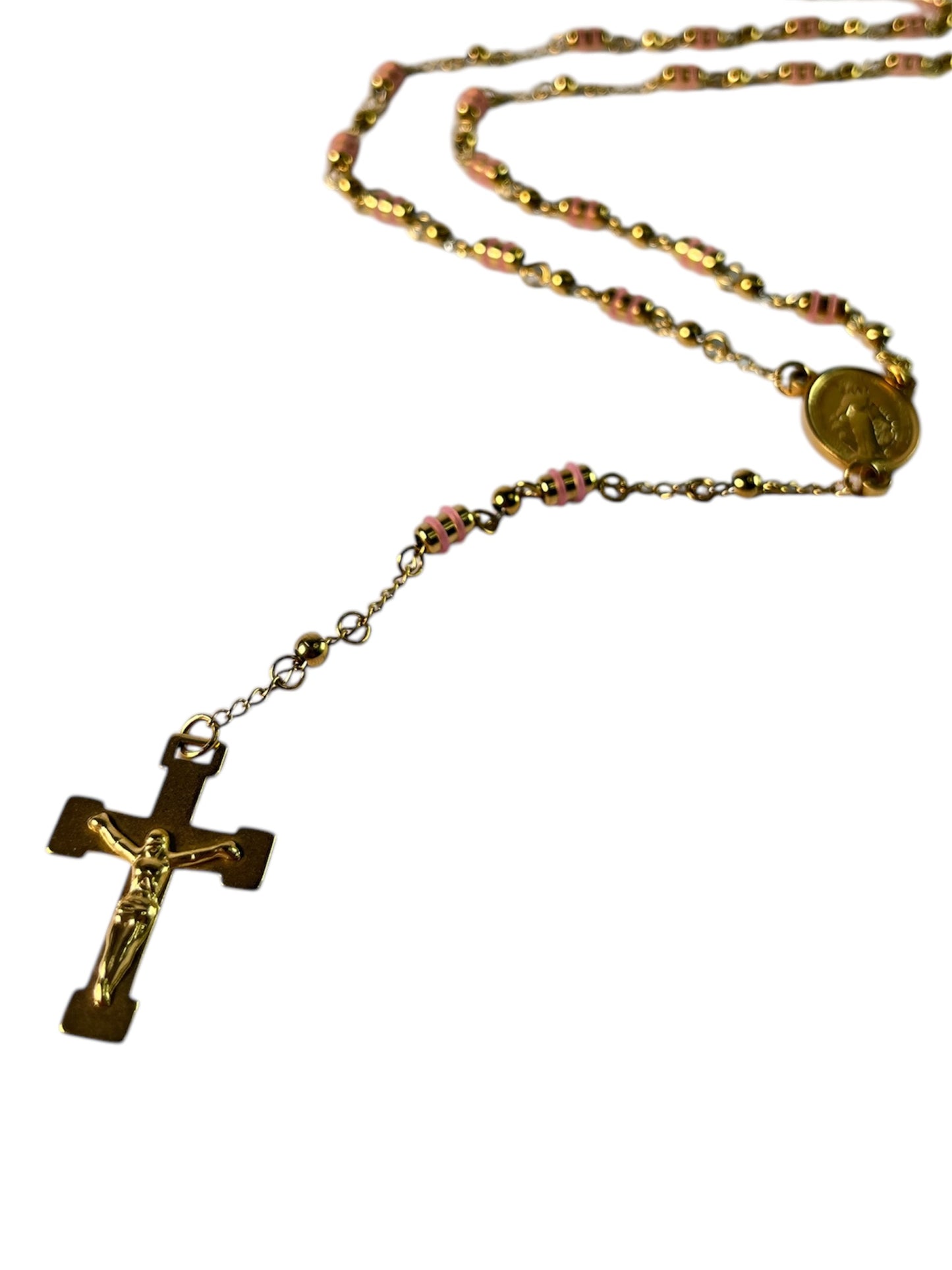 Rosé Rosary Kette
