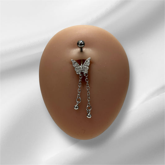 Butterfly Belly Piercing