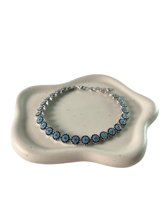 Silber Nazaar Bracelet